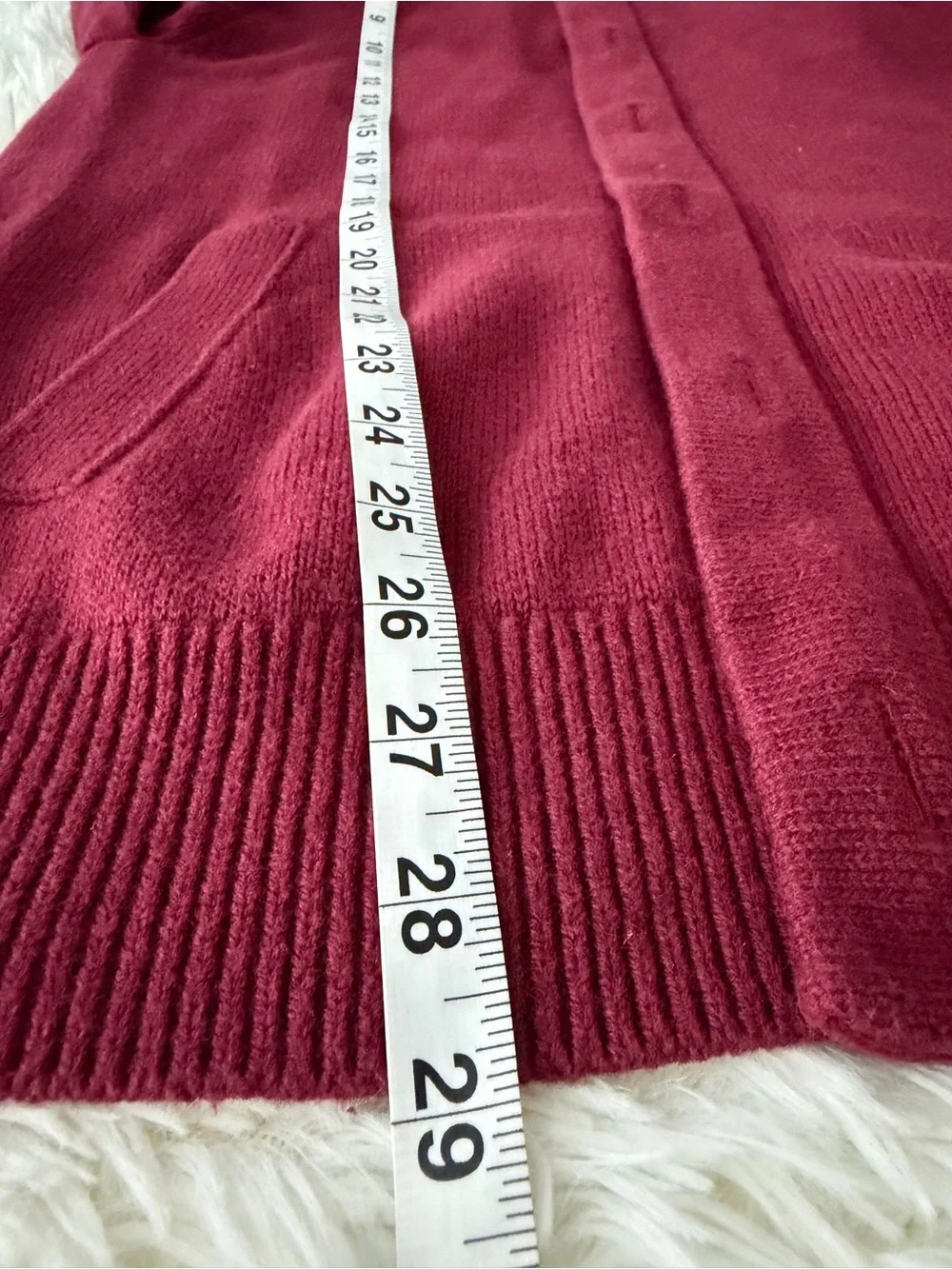 Banana Republic Men’s Berry Wool Blend Zip/Button Cardigan Sweater Preppy office